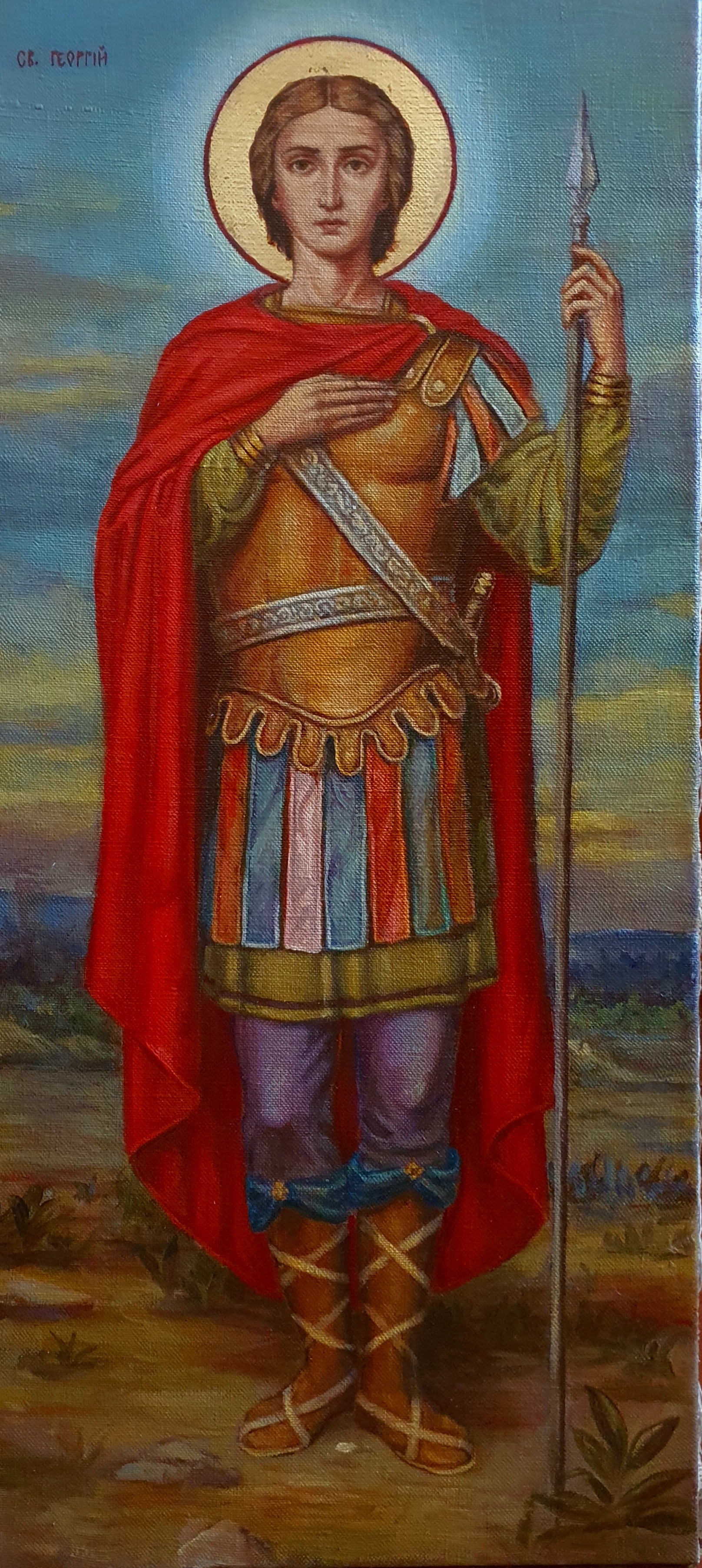 sveti georgije djurdjic ulje na platnu